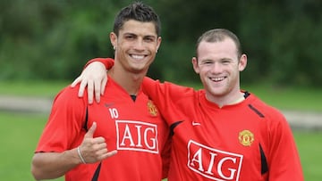 Cristiano Ronaldo y Rooney, en el United.