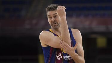 09/04/21 PARTIDO BALONVESTO BASKET EUROLEAGUE EUROLIGA REGULAR SEASON ROUND 34 BARCELONA - BAYERN MUNICH PAU GASOL