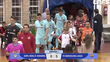 Aspil Vidal Ribera Navarra 0-5 Barcelona Lassa