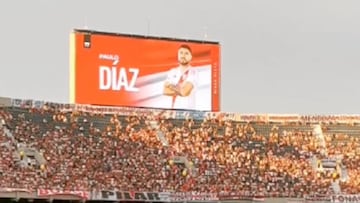 Así recibió la hinchada de River Plate a Paulo Díaz en el Más Monumental: pocas veces se ve una reacción así