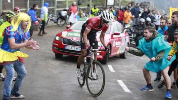 Alberto Contador, durante la Vuelta a Espa&ntilde;a 2017.