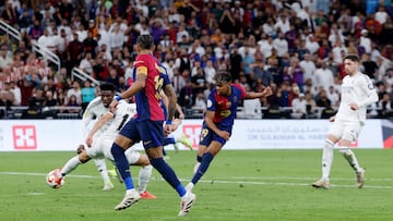 Imagen de la final de la Supercopa de 2025 entre el Real Madrid y el Barcelona.