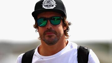 Fernando Alonso en Monza.