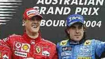 <b>ALONSO, CON LOS FERRARI.</b> Schumacher y Barerichello ya tienen un rival de verdad.