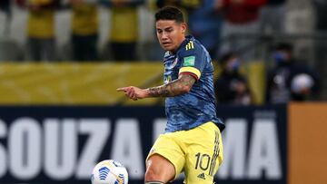 James Rodríguez, optimista en Selección Colombia pese a la derrota ante Brasil.