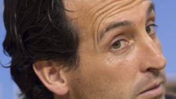 Unai Emery en rueda de prensa