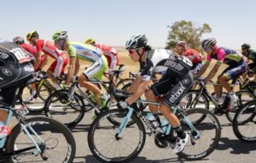 Rigoberto Uran  durante la cuarta etapa de La Vuelta Ciclista a España 2014 en su 69 edición, que ha comenzado en Mairena del Alcor (Sevilla) y terminado en Córdoba, con una distancia de 164,7 kilómetros.
