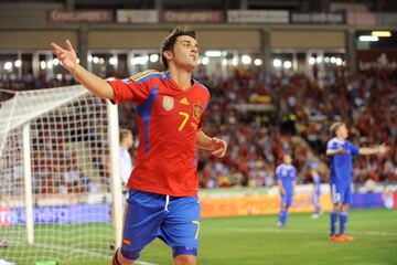 El 'Guaje' aparece en el cuarto puesto, con Espa?a ha anotado 61 goles en 98 partidos.