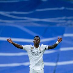 Aprobados y suspensos del Real Madrid contra el Espanyol: Courtois aguanta y Vinicius espabila