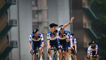 El ciclista francés Julian Alaphilippe durante la presentación de equipos del Tour de Francia 2023.