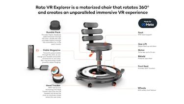 CES 2025: Roto VR Explorer, la silla gamer que revoluciona la realidad virtual