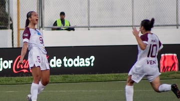 La goleadora venezolana y jugadora del Manchester City, Deyna Castellanos, se lució con un espectacular gol en el triunfo de Venezuela.
