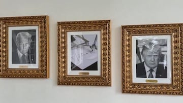 Trump se burla de Biden: deja fuera su retrato del Paseo de la Fama Presidencial