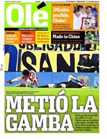 Portadas de la prensa deportiva