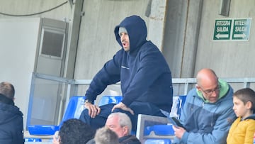 16/03/25 PARTIDO PRIMERA FEDERACION AMOREBIETA ANDORRA GERARD PIQUE PRESIDENTE ANDORRA