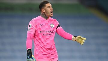 Soccer Football - Premier League - Manchester City v Burnley - Etihad Stadium, Manchester, Britain - November 28, 2020 Manchester City&#039;s Ederson Pool via REUTERS/Michael Regan EDITORIAL USE ONLY. No use with unauthorized audio, video, data, fixture l