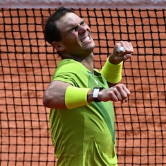 Así celebró Nadal su 14º Roland Garros
