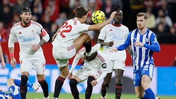 Imagen del Sevilla-Alavés.