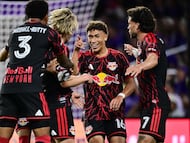 The New York Red Bulls gave Julian Hall a start on the opening day and he repaid the faith within eight minutes.