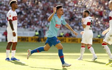 Las mejores imágenes del Stuttgart-Atlético de Madrid