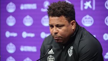 24/05/21 REAL VALLADOLID RUEDA DE PRENSA DE RONALDO NAZARIO PRESIDENTE 