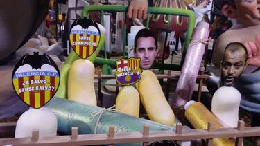 Gary Neville burnt at the stake in Valencia