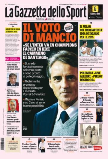 Portadas de la prensa deportiva