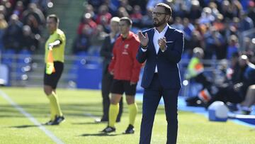 Bordalás, el pasado sábado en el partido contra el Alavés.