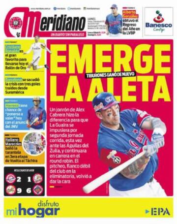 Portadas de la prensa deportiva