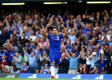 El Chelsea fue su siguiente destino, de nuevo cedido por el Mónaco. Cambió Manchester por Londres, pero tampoco tuvo especial suerte en la entidad inglesa, donde apenas disputó doce partidos y marcó un tanto. Sus problemas con las lesiones le impidieron dar lo mejor de sí con el Chelsea, quien buscó en Alexandre Pato su sustituto.