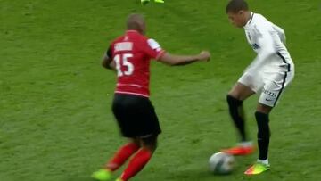 Mbappé hizo esto hace un mes: una salvajada de regate