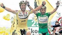 Simoni corona el Zoncolan, pero no puede con Di Luca