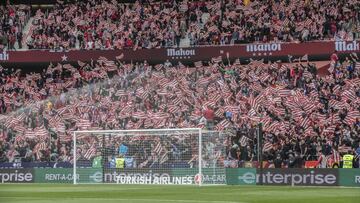 La grada del Wanda, en el Atleti-Levante de la 17-18.