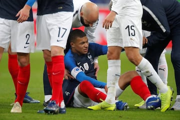 Lesión de Kylyan Mbappé.