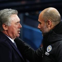 With which clubs have Pep Guardiola and Carlo Ancelotti won the Champions League?