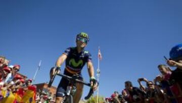 Alejandro Valverde durante la Vuelta a Espa&ntilde;a. 