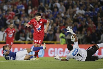 Millonarios superó 2-1 a América de Cali en estadio El Campín en la última jornada de la fase regular del Torneo Fox Sports 2019 y clasificó a la final, en la que enfrentará a Santa Fe.