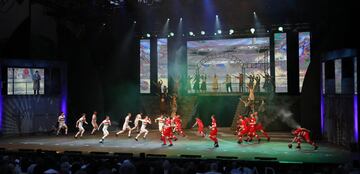 La vida del futbolista inspiró a una obra musical cuya representación se realiza en verano en un auditorio al aire libre.