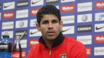 Rueda de prensa de Diego Costa en el Cerro del Espino.