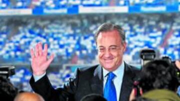 <b>PRESENTACIÓN DE LUJO. </b>Florentino Pérez anunció el jueves 14 de mayo en el salón Real del Ritz y ante más de 500 personas que se presenta a las elecciones del Real Madrid .
