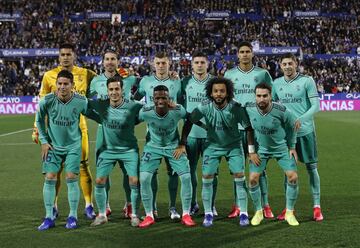 Equipo del Real Madrid.