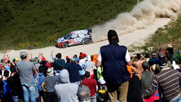 Sordo, durante el Rally de Portugal.