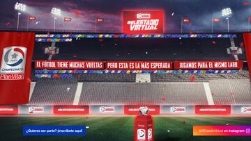 El novedoso estadio virtual que estrenará el Campeonato AFP Plan Vital