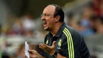 Rafa Benítez, en el Allanz.