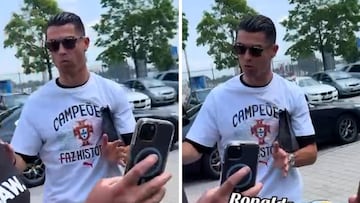 El encontronazo de Cristiano con un aficionado que lleva 2M de visitas