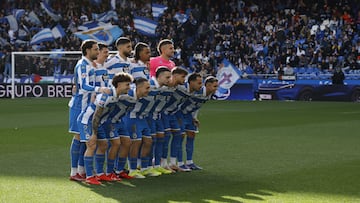El once del Deportivo ante el Albacete.