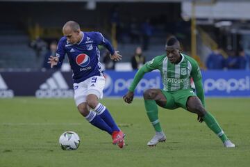 Con goles de Vladimir Hernández y Roberto Ovelar, Millonarios y Nacional igualaron 1-1 en partido valido por la fecha 9 de la Liga Águila. Wuilker Fariñez fue la figura.