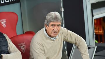 Manuel Pellegrini, en el último duelo de Liga.