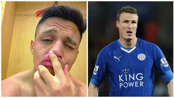 Defensa del Leicester se burló de Sánchez con irónica imagen