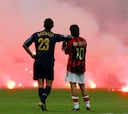 Cuando fue la última vez que se enfrentaron Inter y Milan en Champions y cuál fue el resultado